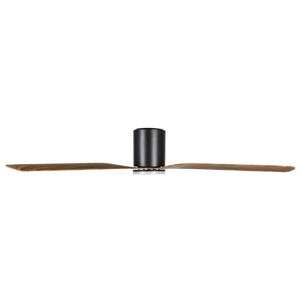 eglo-iluka-dc-low-profile-60-inch-ceiling-fan-with-led-light-black-with-timber-style-blades-side-view