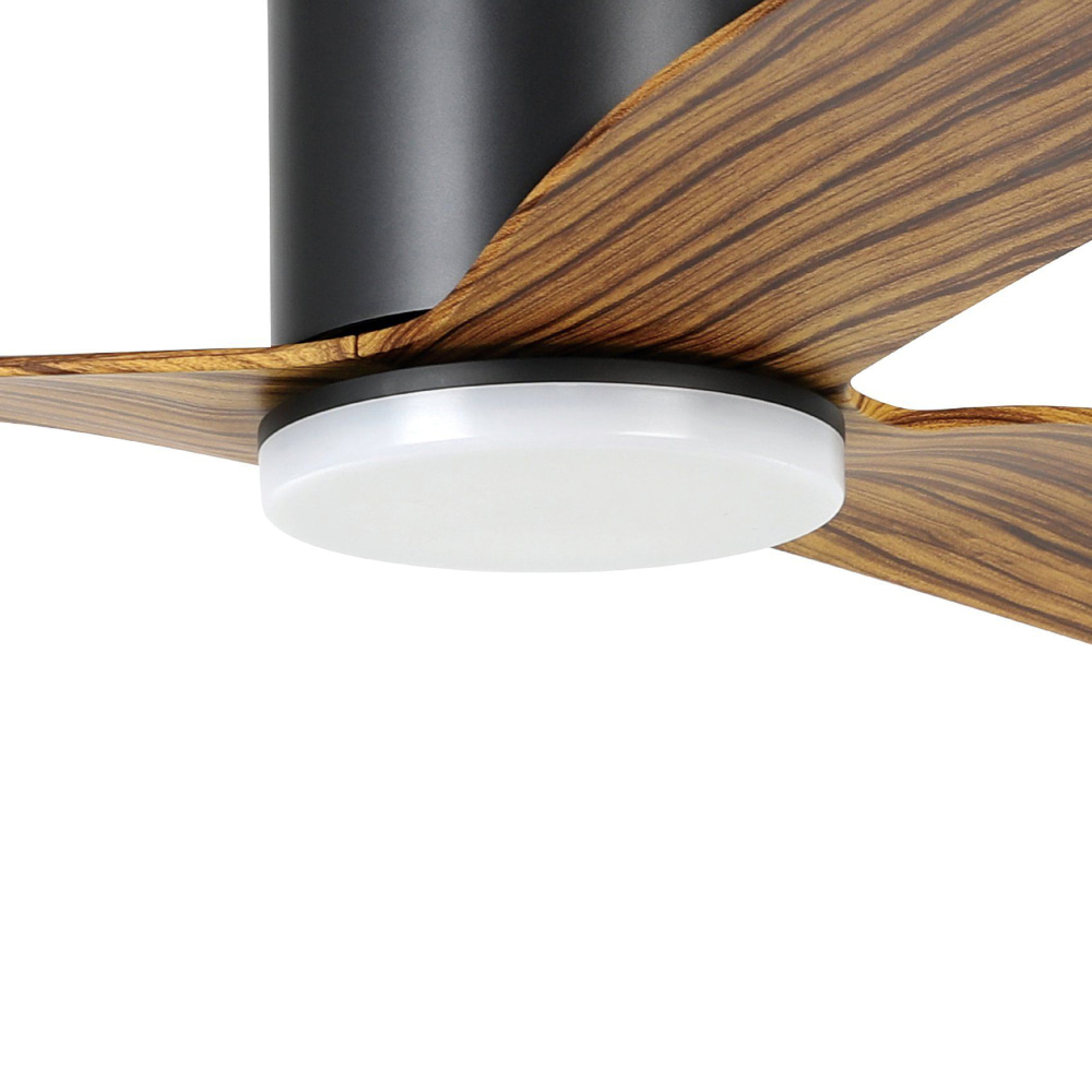 eglo-iluka-dc-low-profile-ceiling-fan-with-led-light-black-with-timber-style-60-inch-motor