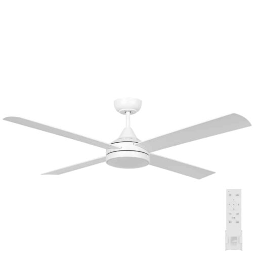 Eglo Stradbroke DC Ceiling Fan with LED Light White 52-inch