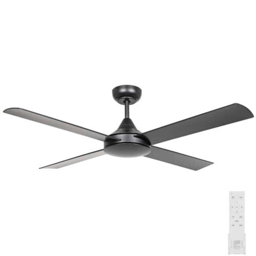 Eglo Stradbroke DC Ceiling Fan with Remote Black 48-inch