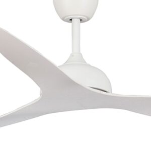 whisper energy efficient dc motor fan in white