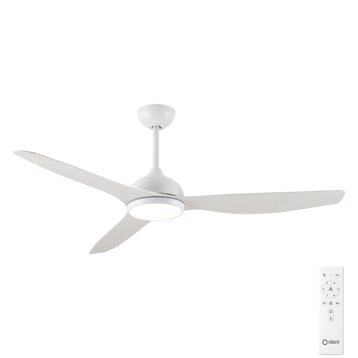 claro-whisper-dc-58-inch-ceiling-fan-with-led-light-and-remote-white
