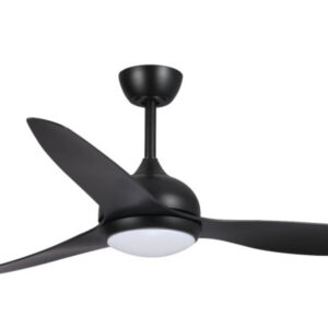 eco style by fanco Scandinavian design black ceiling fan with light