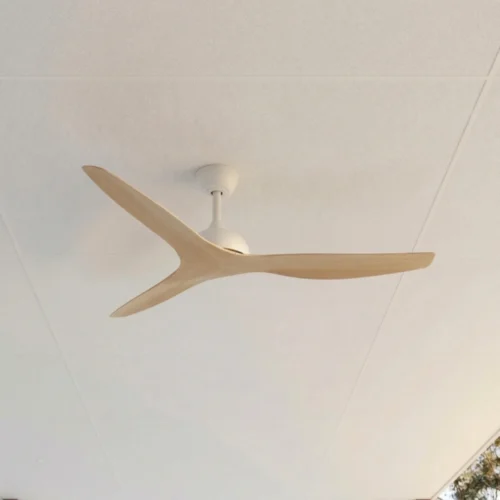 fanco-eco-style-dc-60-inch-white-with-beechwood-blades-no-light-close-up-insitu