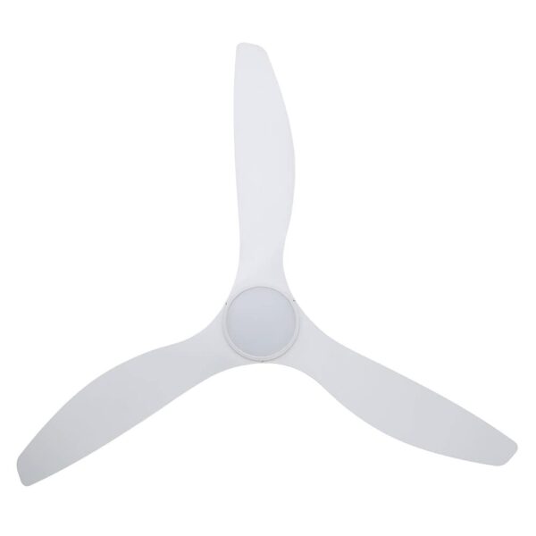 Eglo Surf DC Ceiling Fan with LED Light - White 60"