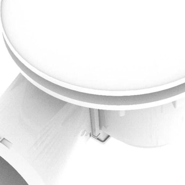 IXL Ducted Ventflo 200 Exhaust Fan with Round Cover - White