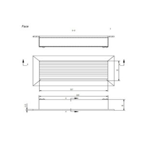 BAL40 Bushfire Compliant Brick Vent 150mm - Aluminium - Image 3