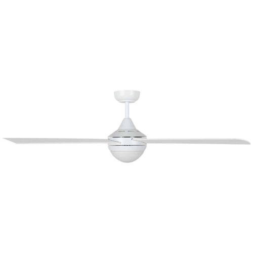 Eglo Stradbroke DC Ceiling Fan with E27 Light White 52-inch Side View
