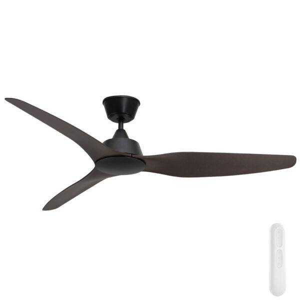 Mercator Guardian IP55 DC Ceiling Fan with Remote - White 56"