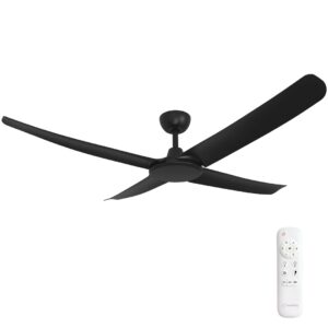 Three Sixty Flatjet 3/4/5 Blade DC Ceiling Fan - Black 56" - Image 3