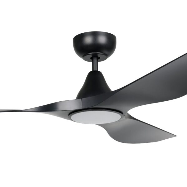 Eglo Surf SMART DC Ceiling Fan with LED Light - Black 52"