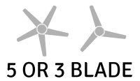 claro designer 5 or 3 blade