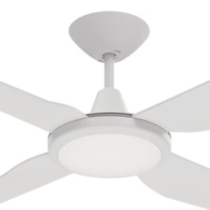 Domus Motion DC Ceiling Fan with LED Light White 52 inch Motor