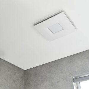 Fanco Hybrid High Performance Square Ceiling Exhaust Fan with CCT LED Light - 150mm White - Image 4