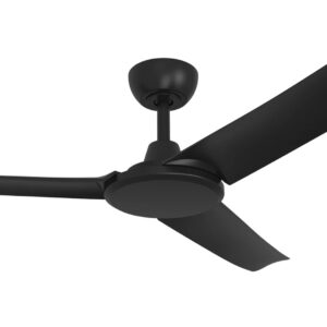 Three Sixty Flatjet 345 Blade DC Ceiling Fan Black 56 inch Motor