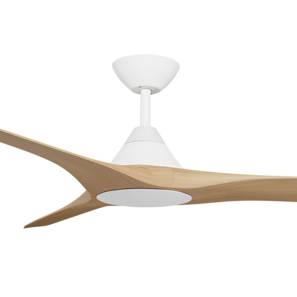 Calibo CloudFan SMART DC Ceiling Fan - White with Bamboo Blades 52"