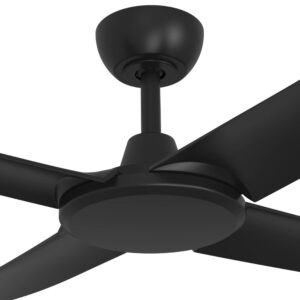 Three Sixty FlatJET 4-blade Ceiling Fan DC 52" Black Motor