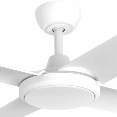 Three Sixty FlatJET 4-blade Ceiling Fan DC 52" LED White Motor