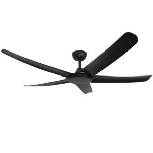 Three Sixty FlatJET 5-blade Ceiling Fan DC 52" Black