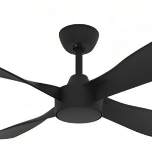 Domus Blast DC 52" Ceiling Fan in Black Motor