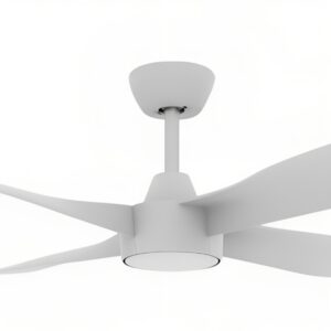 Domus Blast DC 52" Ceiling Fan in White Motor