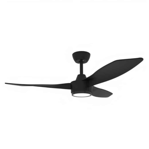 Domus Blast DC 48" Ceiling Fan with LED Light in Black