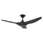 Domus Strike DC Ceiling Fan - Black 48"