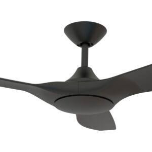 Domus Strike DC Ceiling Fan in Black 48" Motor