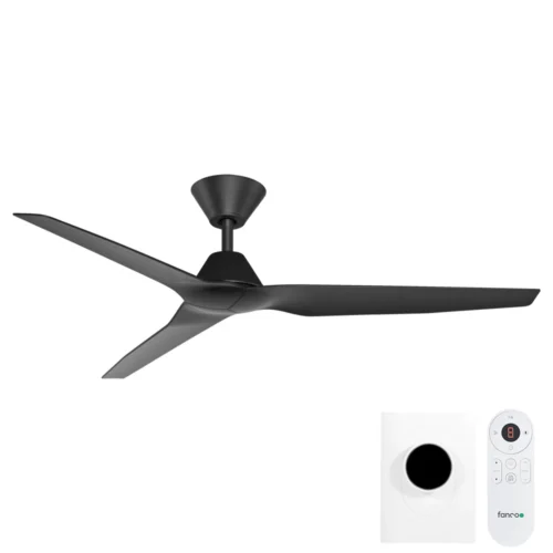 Fanco Infinity-iD SMART DC Ceiling Fan with Tri Control - Black 64"