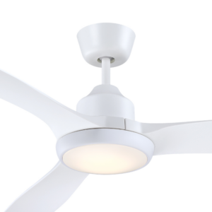 Mercator Raptor DC Ceiling Fan with LED Light - White 52" - Image 2