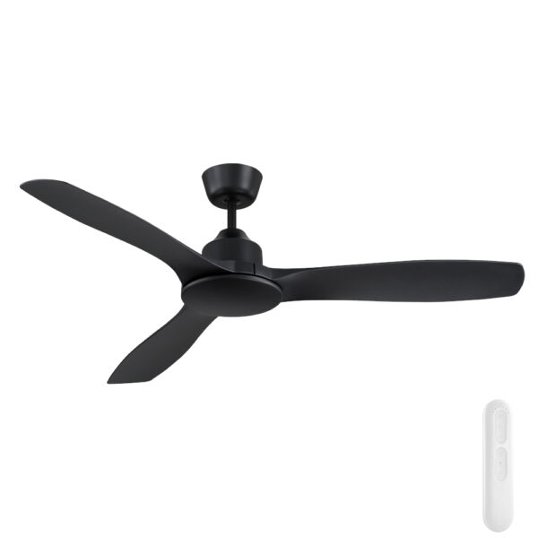 Mercator Raptor DC Ceiling Fan - Black 52"