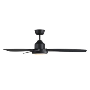 Mercator Raptor DC Ceiling Fan with LED Light - Black 52" - Image 3