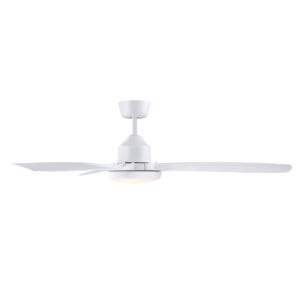 Mercator Raptor DC Ceiling Fan with LED Light - White 52" - Image 3