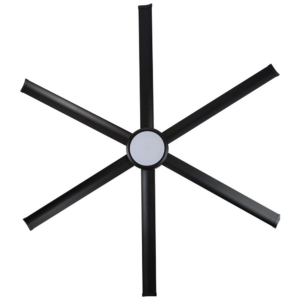 Brilliant Colossus DC Ceiling Fan 84-inch Matt Black with LED Light