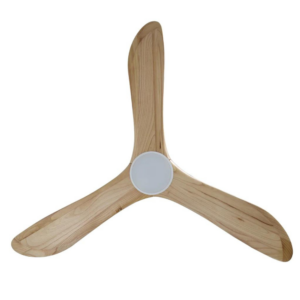 Eglo Currumbin DC Ceiling Fan with LED Light - White with Natural Blades 80" - Image 4