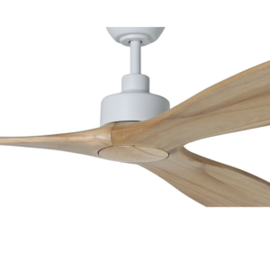 Eglo Currumbin DC Ceiling Fan - White with Natural Blades 80" - Image 2