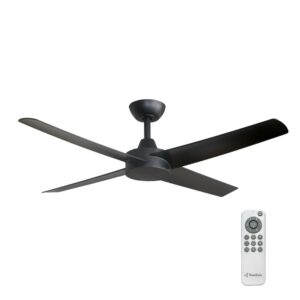 Three Sixty Ambience Uplight DC Ceiling Fan - Black 48" - Image 2