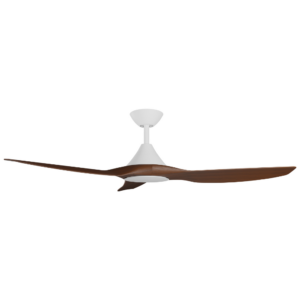 Calibo CloudFan SMART DC Ceiling Fan - White with Koa Blades 48" - Image 4