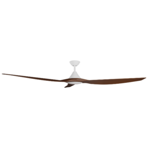 Calibo CloudFan SMART DC Ceiling Fan - White with Koa Blades 52" - Image 4