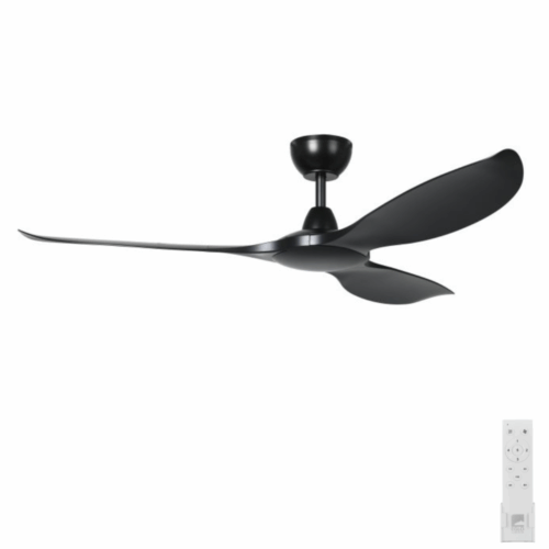 Eglo Kurrawa IP55 DC Ceiling Fan - Matte Black 60"