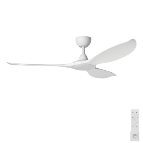 Eglo Kurrawa IP55 DC Ceiling Fan - Matte White 60"