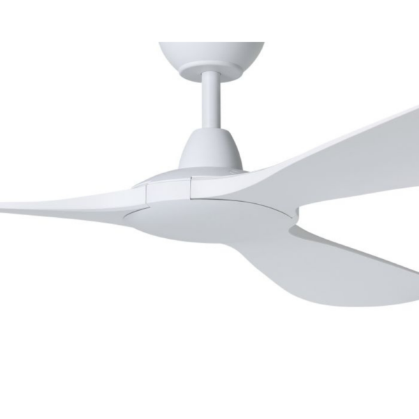 Eglo Kurrawa IP55 DC Ceiling Fan with LED Light - Matte White 72"