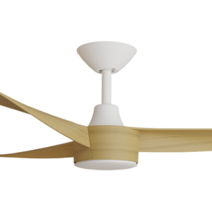 Calibo Turaco DC Ceiling Fan - White with Bamboo Blades 56" - Image 2