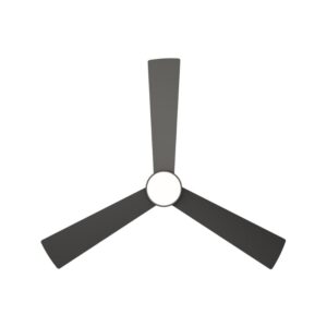 Fanco Urban-iD DC Ceiling Fan with LED Light - Black 52" - Image 3