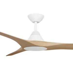 Calibo CloudFan SMART DC Ceiling Fan - White with Bamboo Blades 72" - Image 2