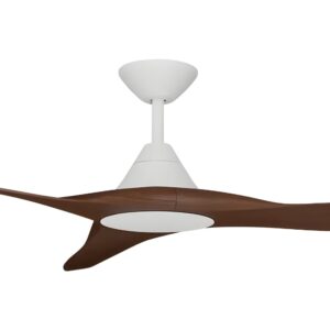 Calibo CloudFan SMART DC Ceiling Fan - White with Koa Blades 72" - Image 2