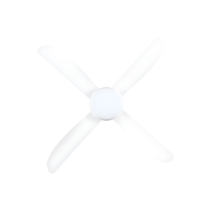 Brilliant Vector DC Ceiling Fan with  Light - White 48" - Image 3