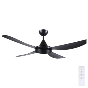 Brilliant Vector DC Ceiling Fan - Black 52"