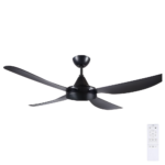 Brilliant Vector DC Ceiling Fan - Black 56"