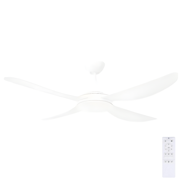 Brilliant Vector DC Ceiling Fan - White 56"